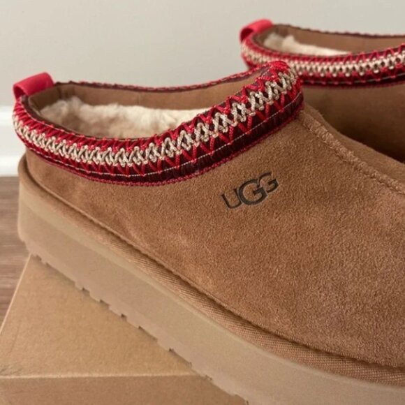 UGG Tazz Chestnut Platform Mule Clog Slipper - Picture 5 of 6